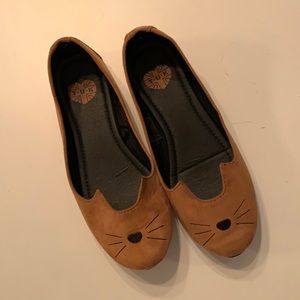 T.U.K. Brown Kitty shoes 🐱